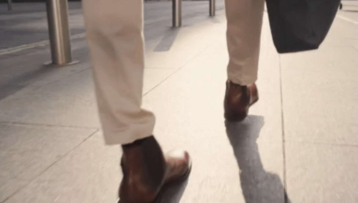 foot massage walking